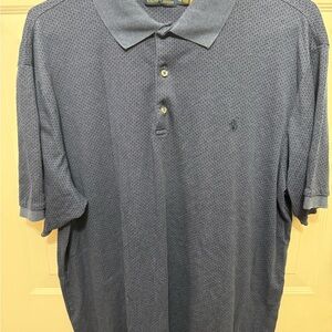 Ralph Lauren Men's Navy Polo Shirt. Size XLT. Very good used condition.
